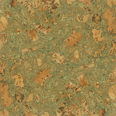 Пробка настенная GRANORTE Twist Green (1,98 м2)