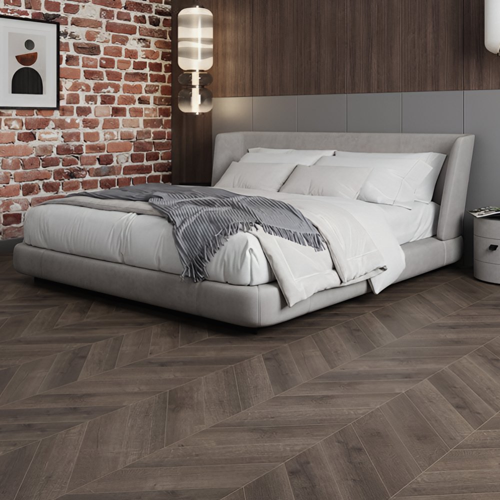 Ламинат ПВХ Alpine Floor Дуб Антарес Chevron LVT ECO 20-9***