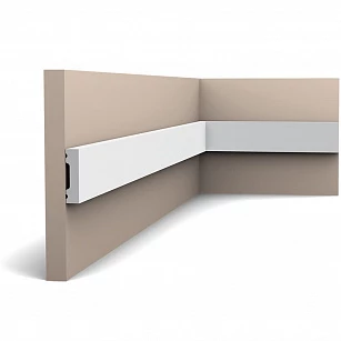 Плинтус из дюрополимера Orac Decor SX162 2000х40х10  в интерьере