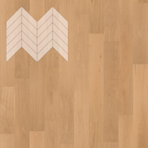 Паркет Елка Французская Lab Arte Chevron Дуб Рустик Флора лак 600/475х125х14/3/45° в интерьере