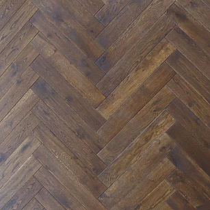 Паркет Елка Английская PolarWood Дуб CARRIBEAN HB (1,08 м2) в интерьере
