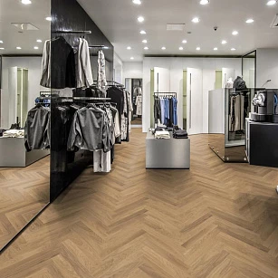 Инженерная доска KAHRS AB под белым маслом Oak AB white oiled HB (2,06 м2) в интерьере