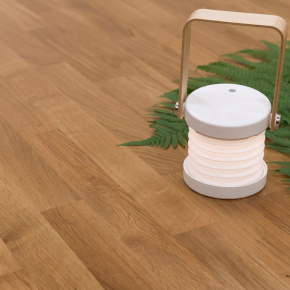Паркетная доска PolarWood ДУБ ЛЕСНОЙ ЛАК 14x188x2266 3П (3,41 м2) в интерьере