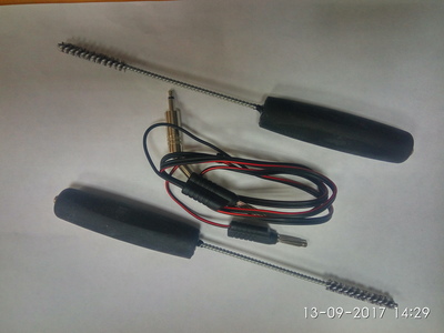 Электроды для глубоко измерения влажности стяжки для V1-D4 (Wolff Brush electrodes set  BE-03)