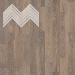 Паркет Елка Французская Lab Arte Chevron Дуб Натур Деликат лак 600/510х90х14/3/45° в интерьере