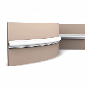 Плинтус из дюрополимера Orac Decor PX103F 2000х25х12 в интерьере