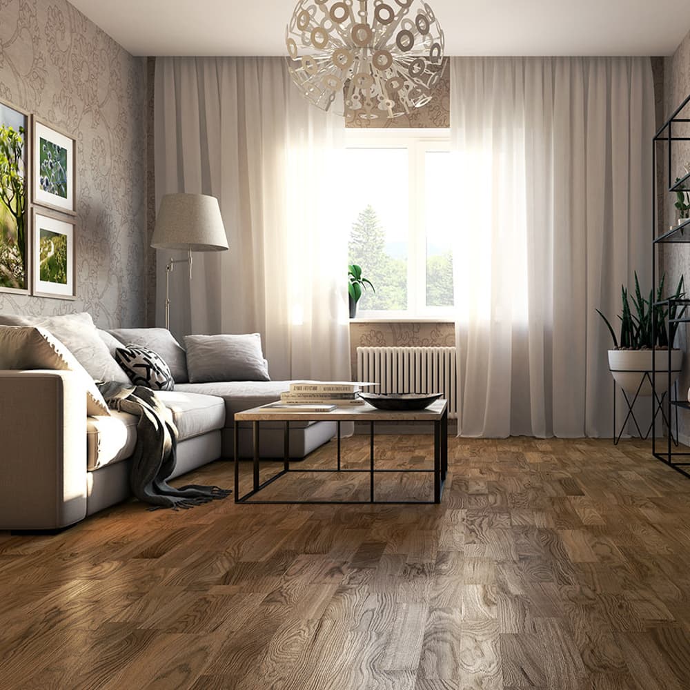 Паркетная доска PolarWood Дуб TOFFEE MATT 3S 2g (3,41м2)