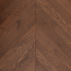 Паркет Елка Французская Lab Arte Chevron Дуб Селект Табак лак  400/313х150х14/3/60° в интерьере