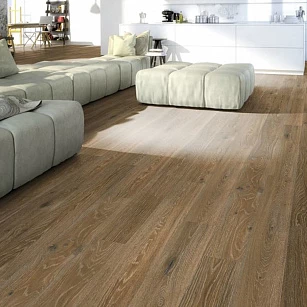 Пробка напольная клеевая GRANORTE Oak Caramel (1,485 м2) текстура